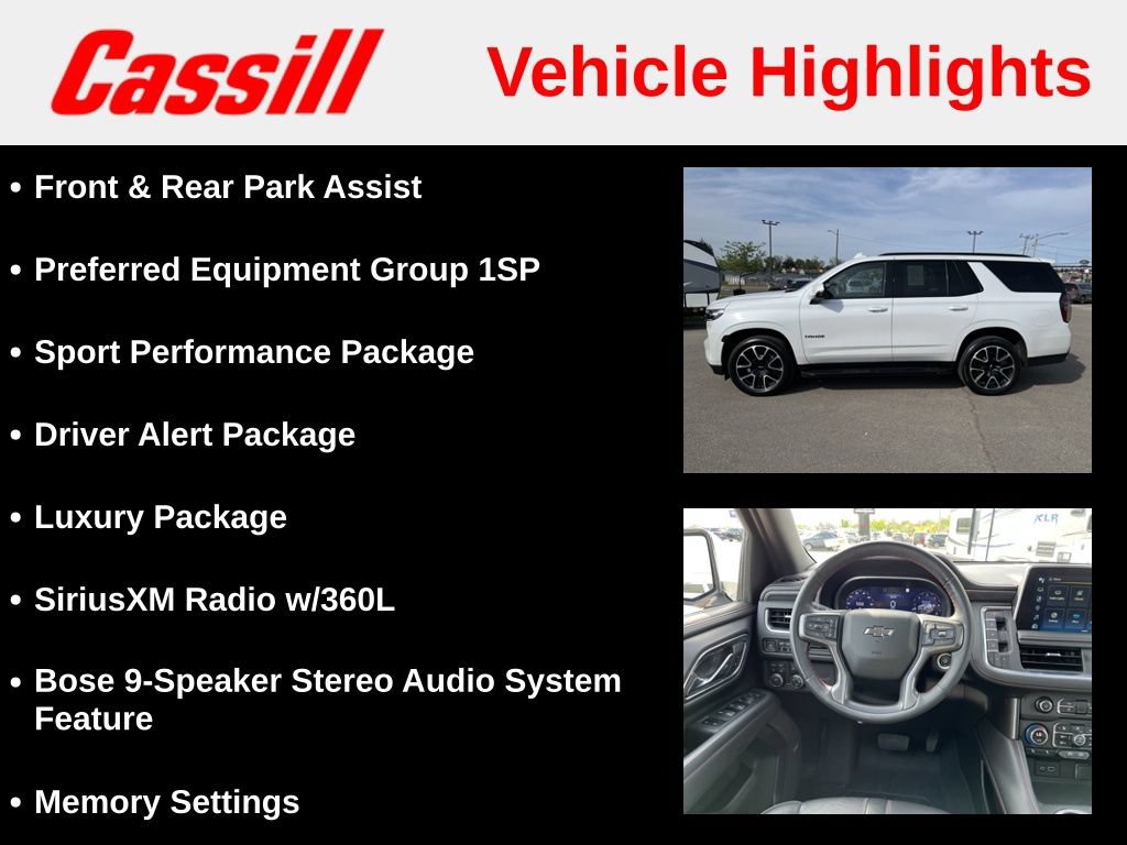 Used 2023 Chevrolet Tahoe RST w/ Sport Performance Package AWD/4WD image 14