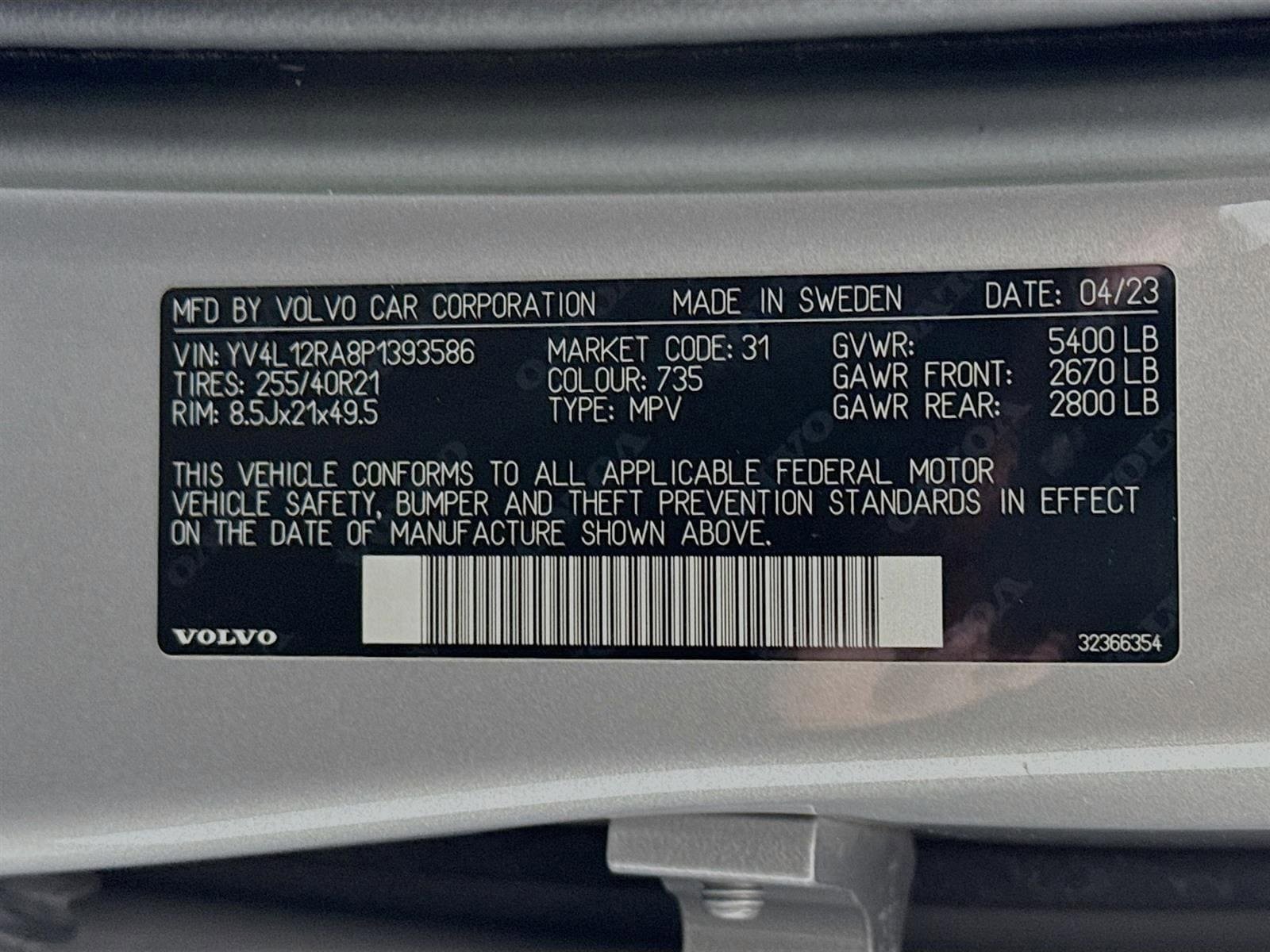 Used 2023 Volvo XC60 B5 Ultimate w/ Climate Package AWD/4WD image 35