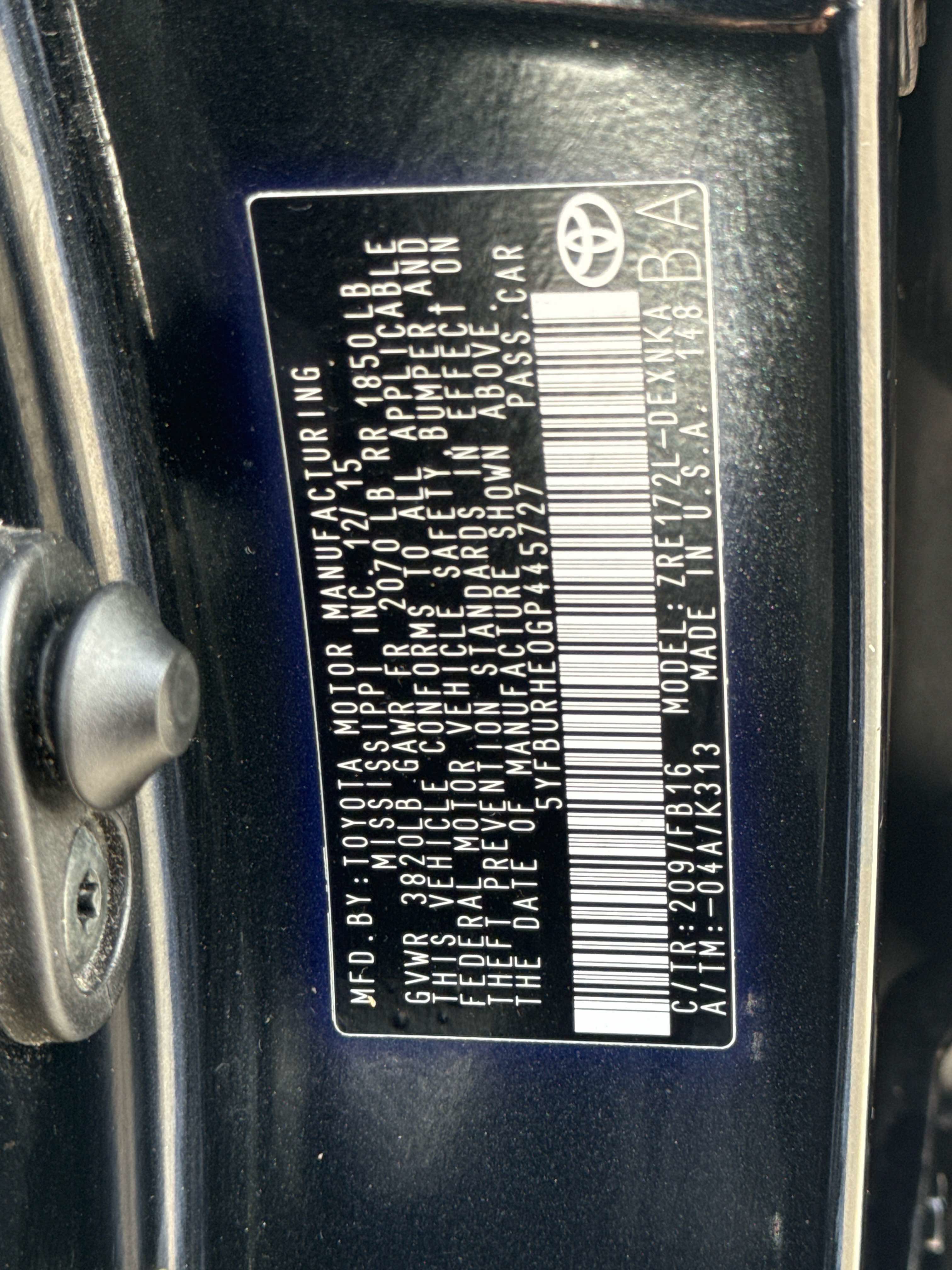 Used 2016 Toyota Corolla LE FWD image 27