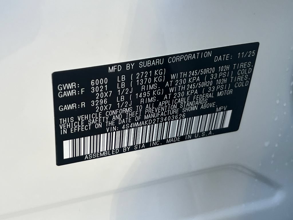 New 2026 Subaru Ascent Touring AWD/4WD image 31