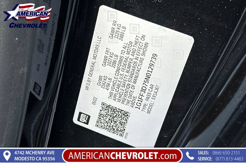 Used 2022 Chevrolet Camaro SS RWD image 40