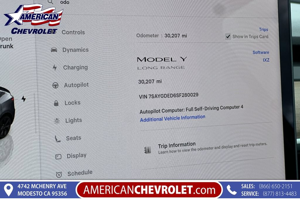 Used 2025 Tesla Model Y Long Range RWD image 35