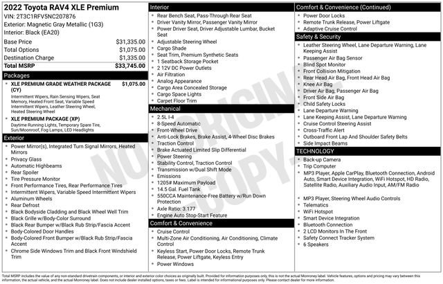 Used 2022 Toyota RAV4 XLE Premium FWD image 18