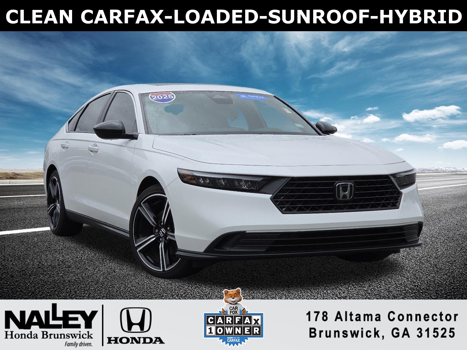 Certified 2025 Honda Accord Sport
