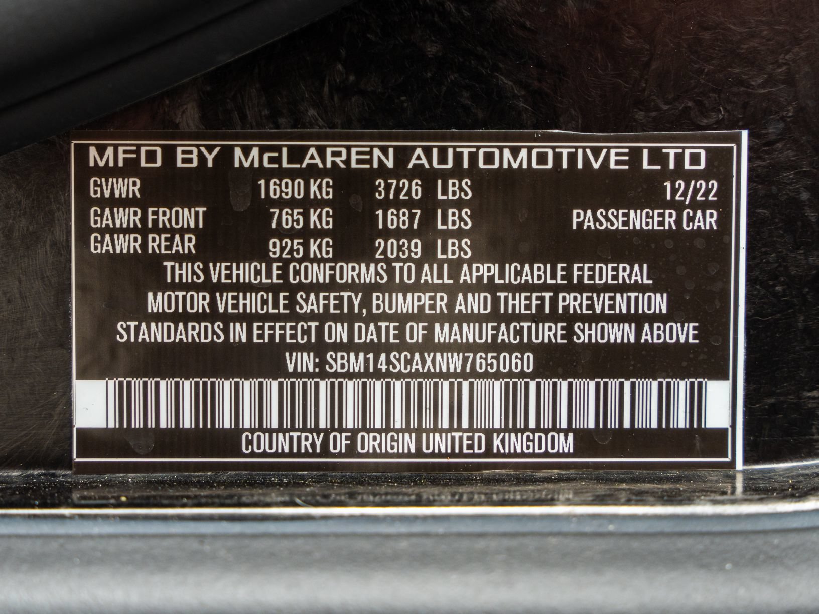 Used 2022 McLaren 765LT RWD image 49