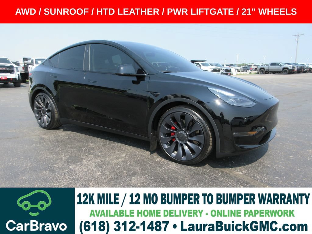 Used 2024 Tesla Model Y Performance AWD/4WD image 1