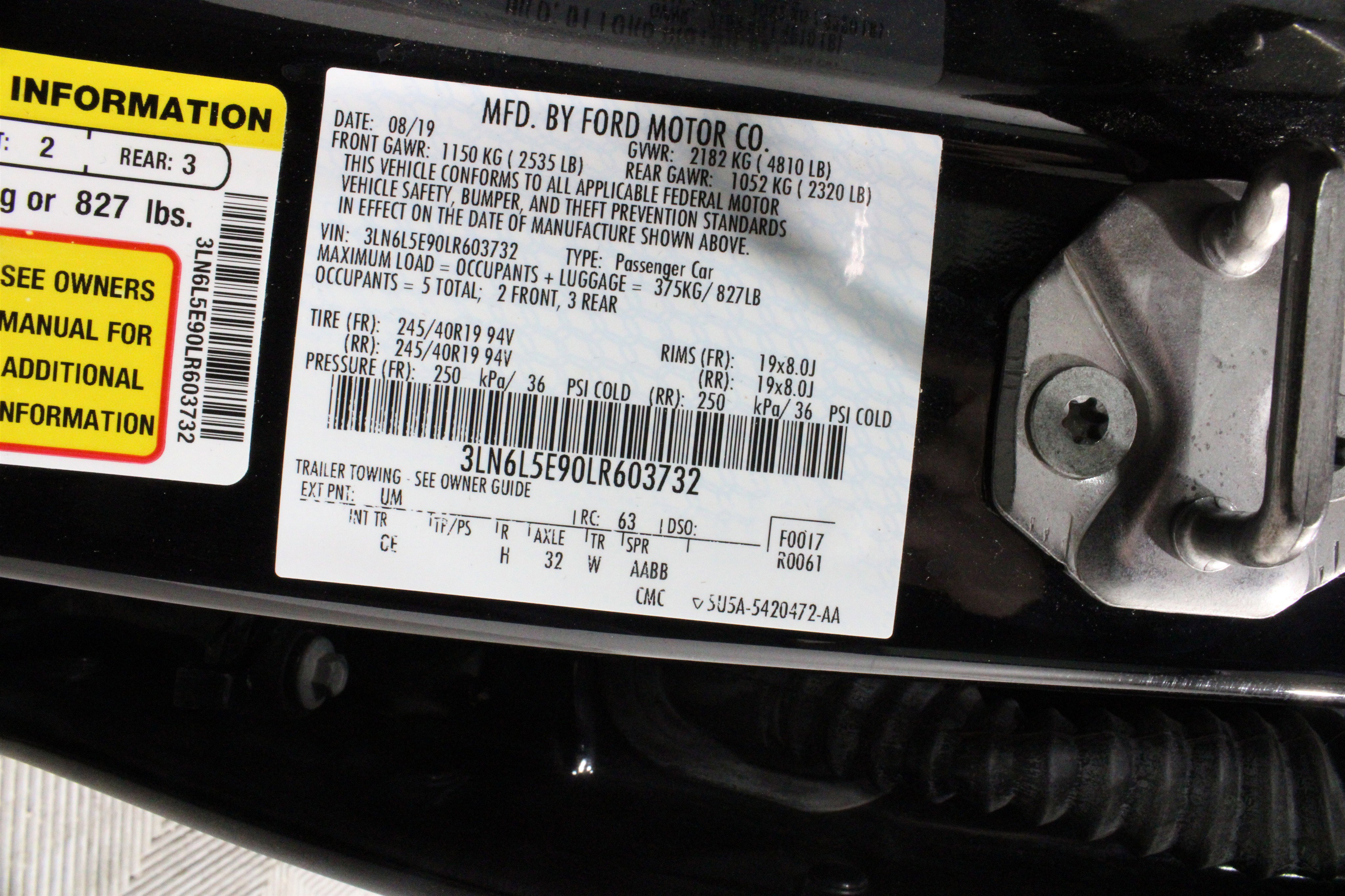 Used 2020 Lincoln MKZ Reserve w/ Monochromatic Package FWD image 34