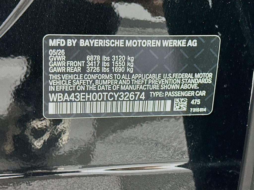 New 2026 BMW 750e xDrive AWD/4WD image 24
