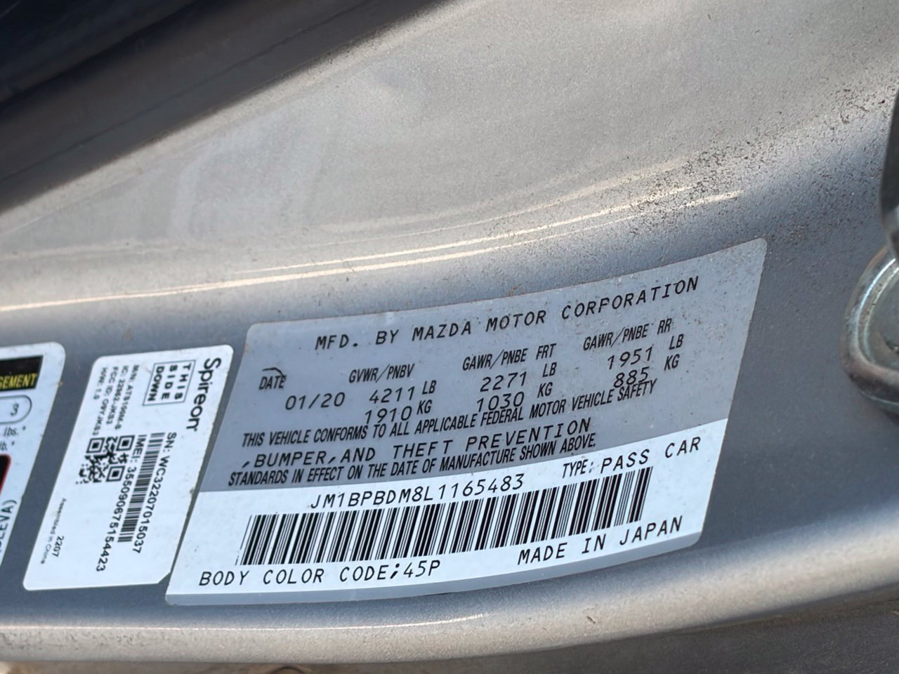 Used 2020 MAZDA MAZDA3 AWD Sedan w/ Preferred Package image 14