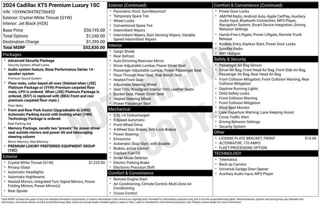 Used 2024 Cadillac XT5 Premium Luxury image 19