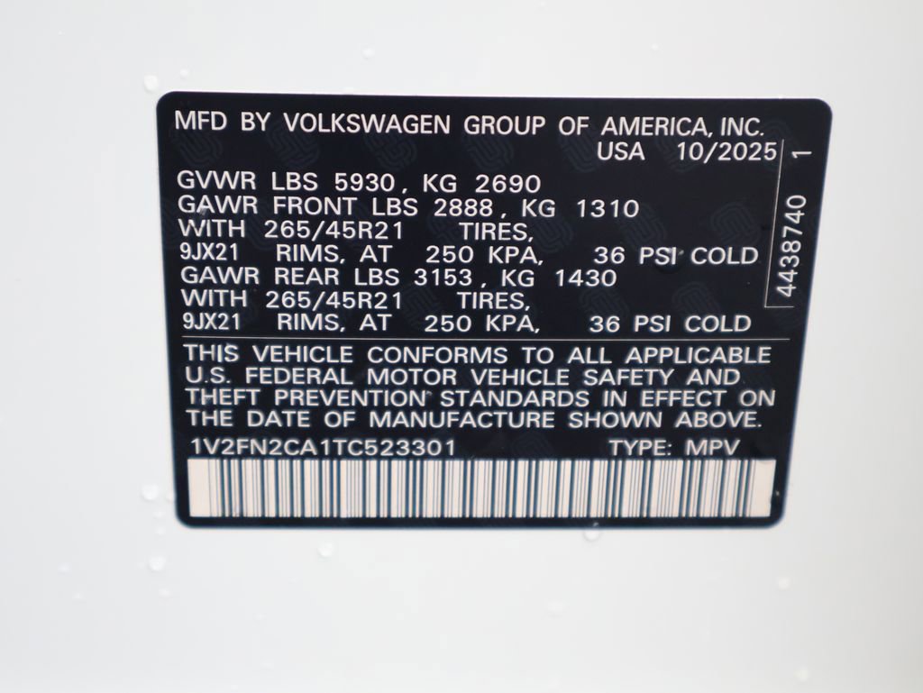 New 2026 Volkswagen Atlas SEL Premium R-Line image 47