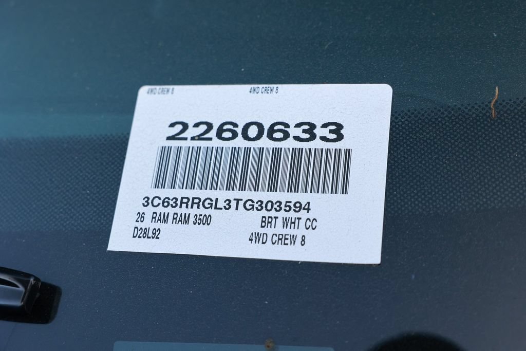 New 2026 RAM 3500 Tradesman AWD/4WD image 38
