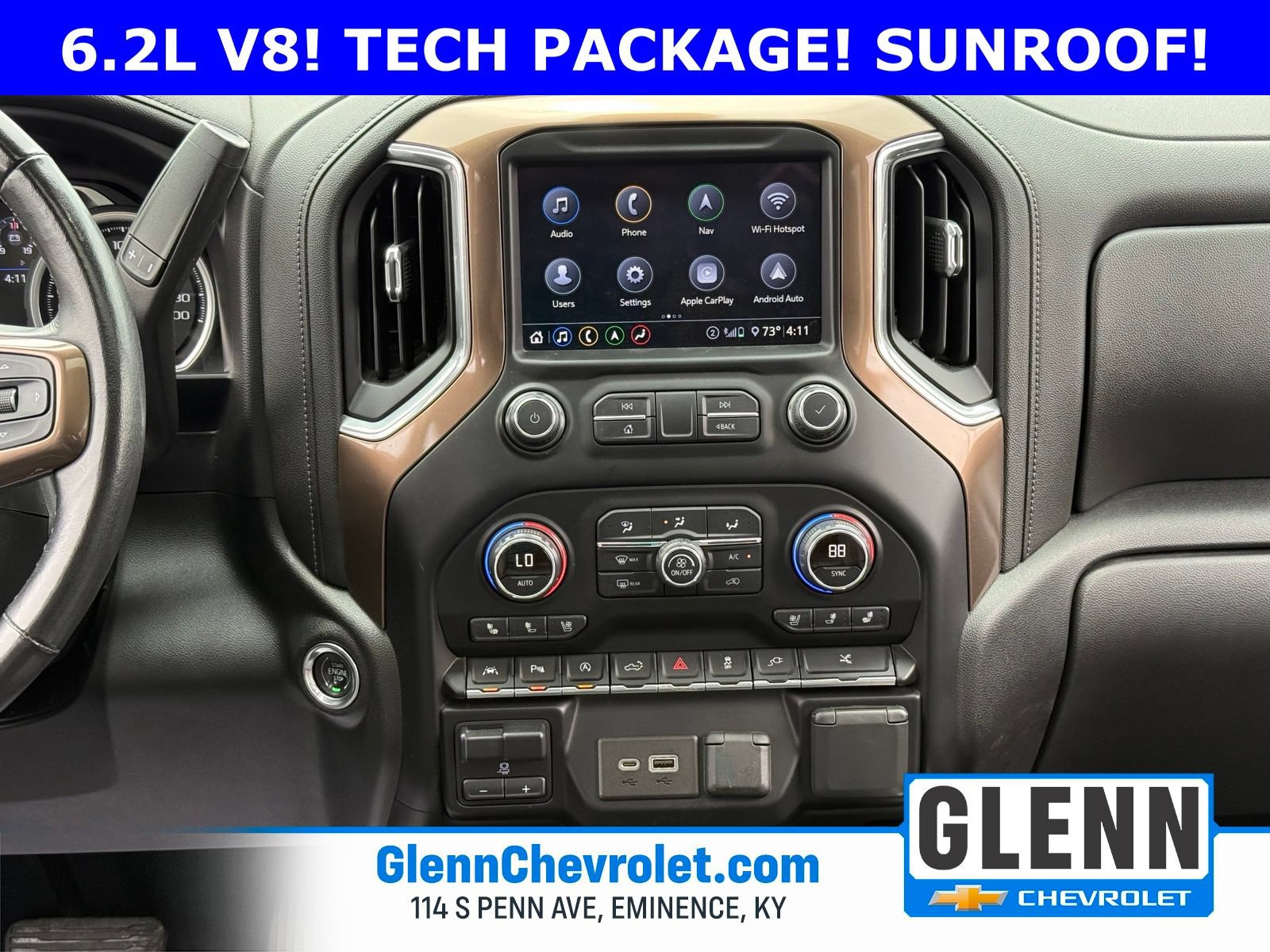 Used 2020 Chevrolet Silverado 1500 High Country w/ Technology Package AWD/4WD image 27