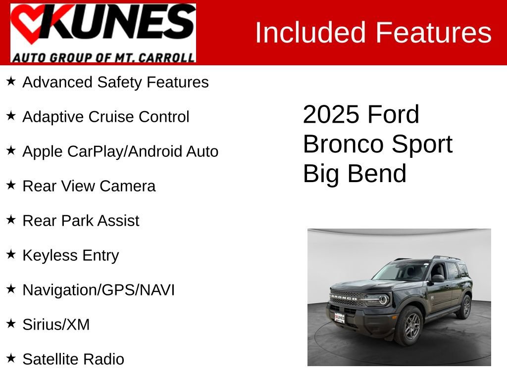 Used 2025 Ford Bronco Sport Big Bend AWD/4WD image 3