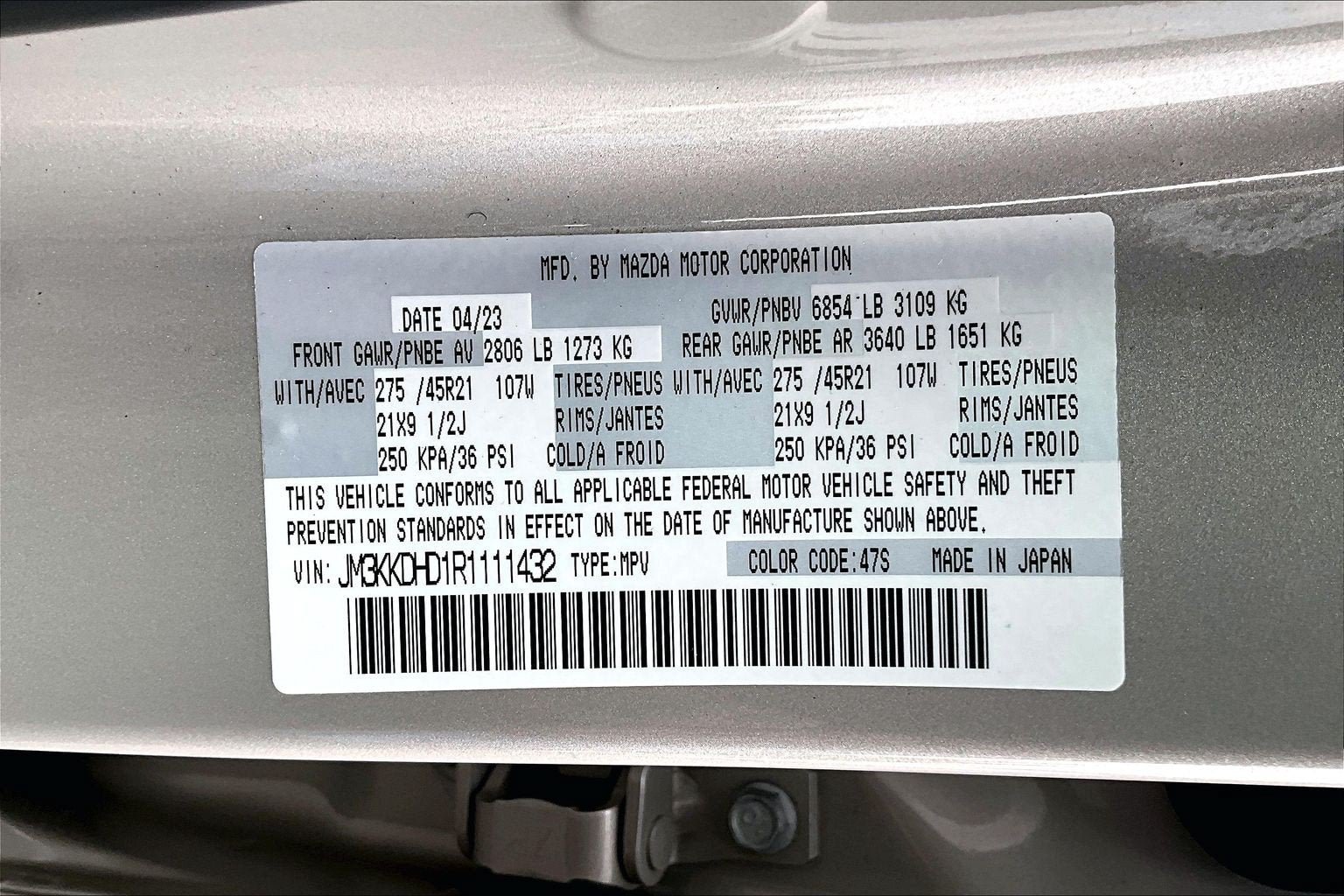 Used 2024 MAZDA CX-90 3.3 Turbo w/ Premium Package AWD/4WD image 30