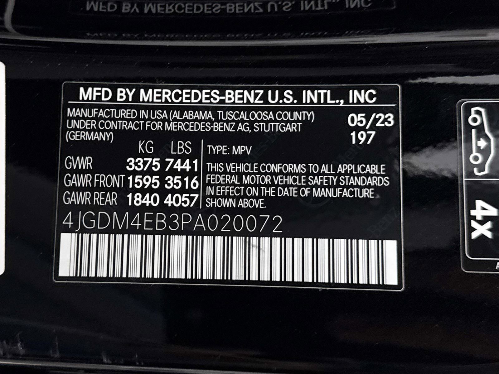 Used 2023 Mercedes-Benz EQS 580 4MATIC SUV image 40