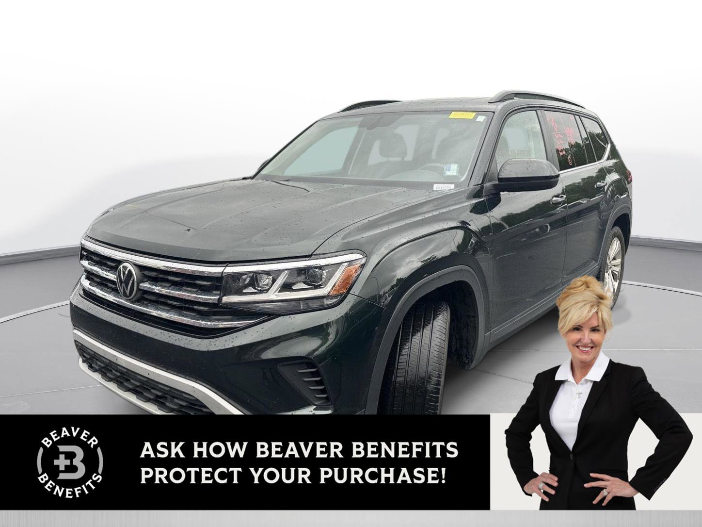 Used 2021 Volkswagen Atlas SE w/ Panoramic Sunroof Package FWD image 1