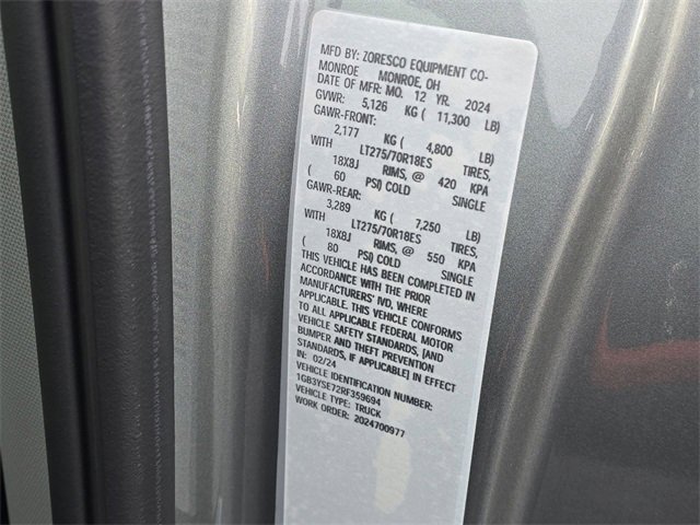 New 2024 Chevrolet Silverado 3500 W/T w/ WT Convenience Package image 29