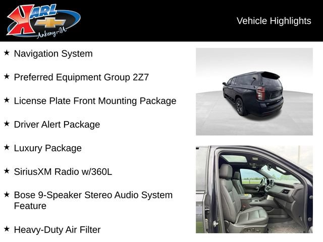 Certified 2023 Chevrolet Suburban Z71 w/ Luxury Package AWD/4WD image 2