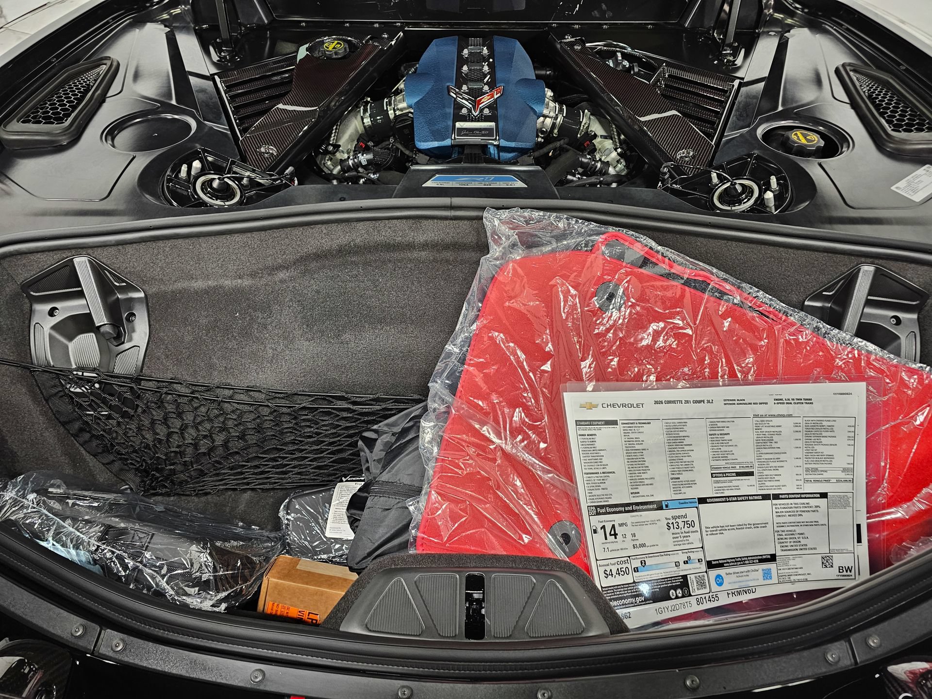 Used 2026 Chevrolet Corvette ZR1 w/ ZR1 Carbon Fiber Aero Package RWD image 19