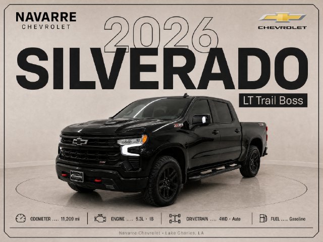 Used 2026 Chevrolet Silverado 1500 LT Trail Boss w/ Safety Package