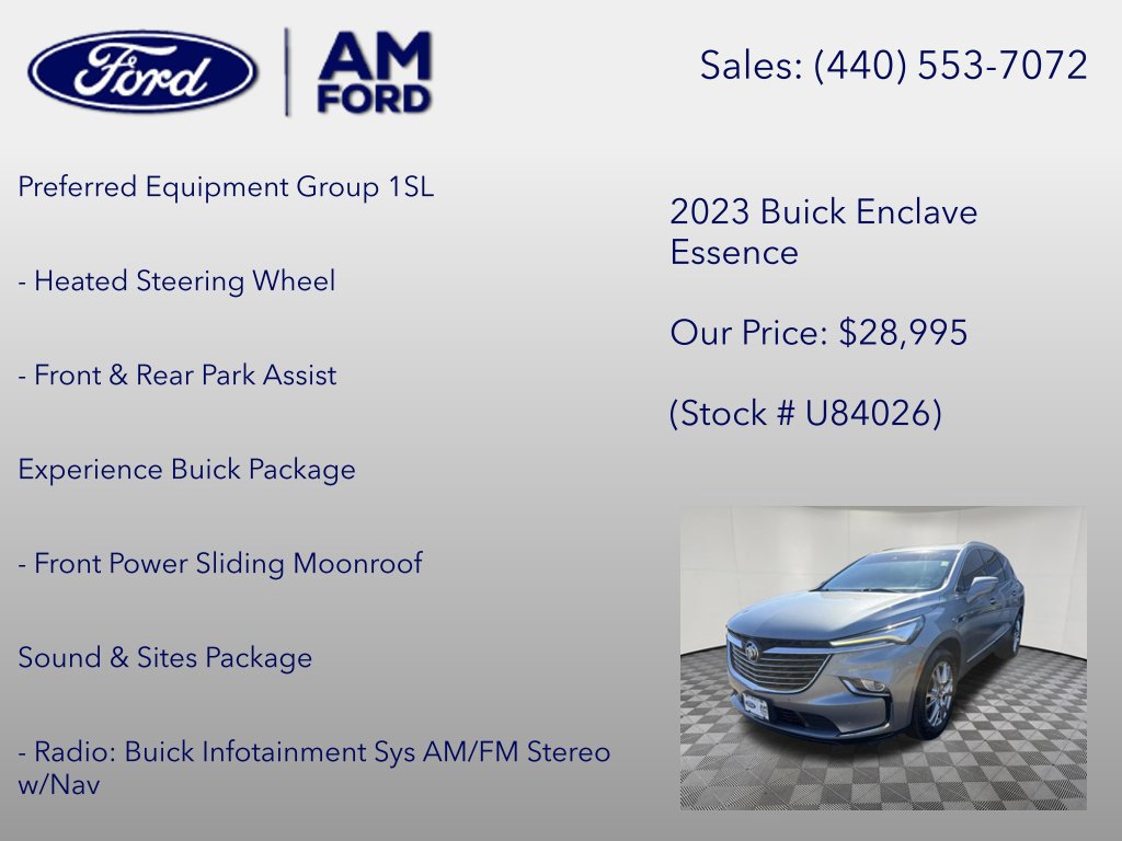 Used 2023 Buick Enclave Essence w/ Experience Buick Package AWD/4WD image 6