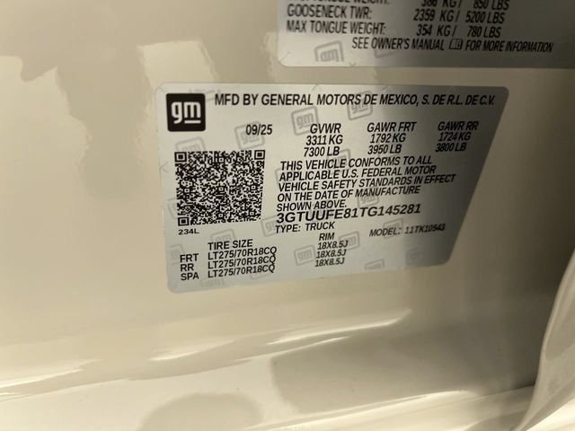 Certified 2026 GMC Sierra 1500 AT4X w/ LPO, Utility Wall Package AWD/4WD image 35