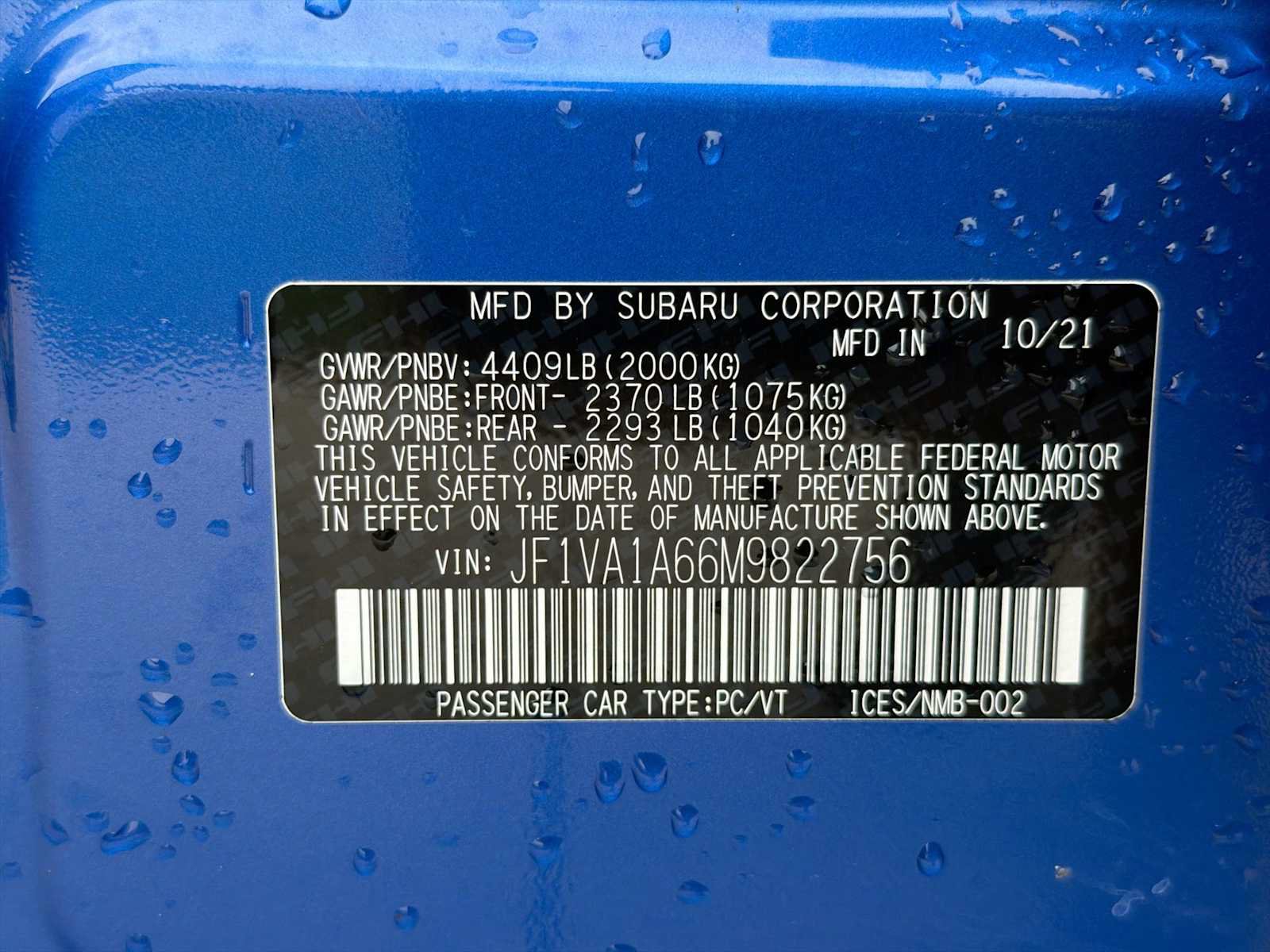 Used 2021 Subaru WRX AWD/4WD image 28