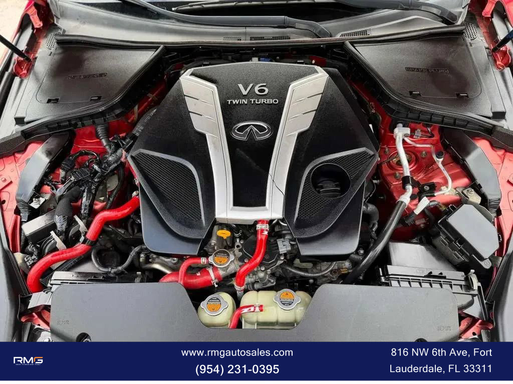 Used 2017 INFINITI Q50 Red Sport 400 image 19
