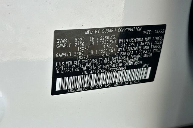 New 2025 Subaru Outback Touring XT w/ Popular Package #2 image 28
