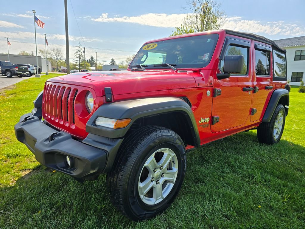 Used 2018 Jeep Wrangler Unlimited Sport S AWD/4WD image 3