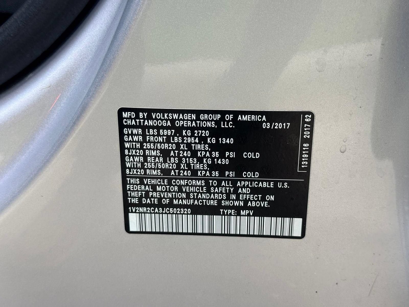 Used 2018 Volkswagen Atlas SEL Premium AWD/4WD image 58