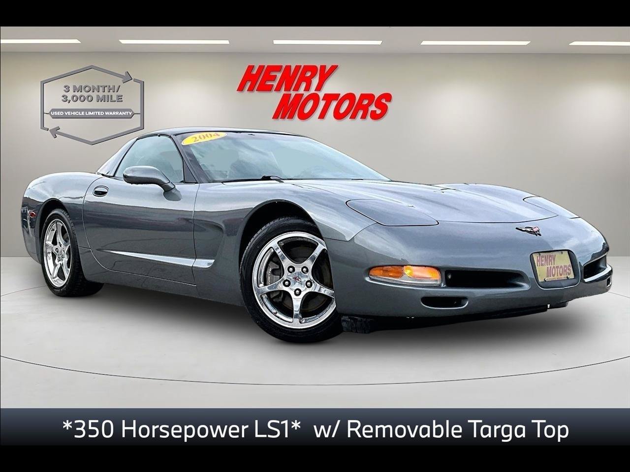 Used 2004 Chevrolet Corvette Coupe w/ Roof Package RWD image 1