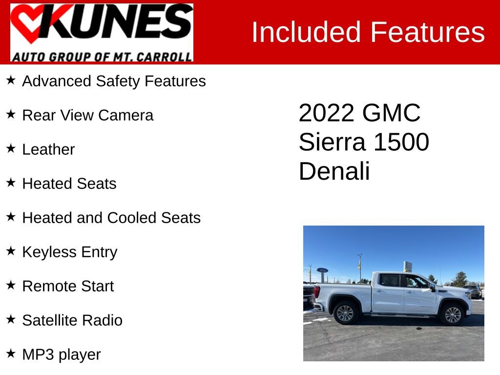 Used 2022 GMC Sierra 1500 Denali image 3