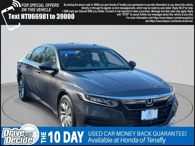 Certified 2018 Honda Accord LX