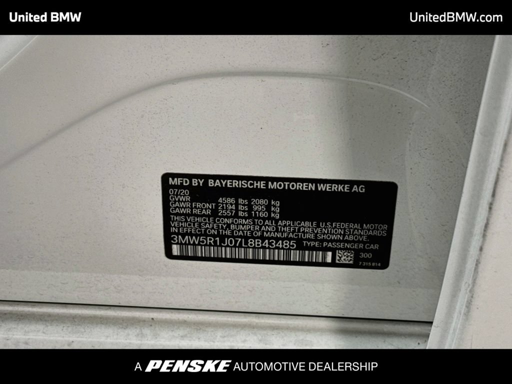 Used 2020 BMW 330i Sedan w/ Convenience Package RWD image 15