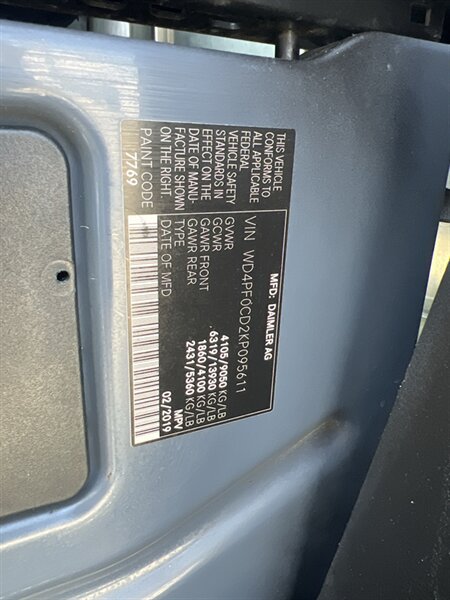 Used 2019 Mercedes-Benz Sprinter 144 image 7