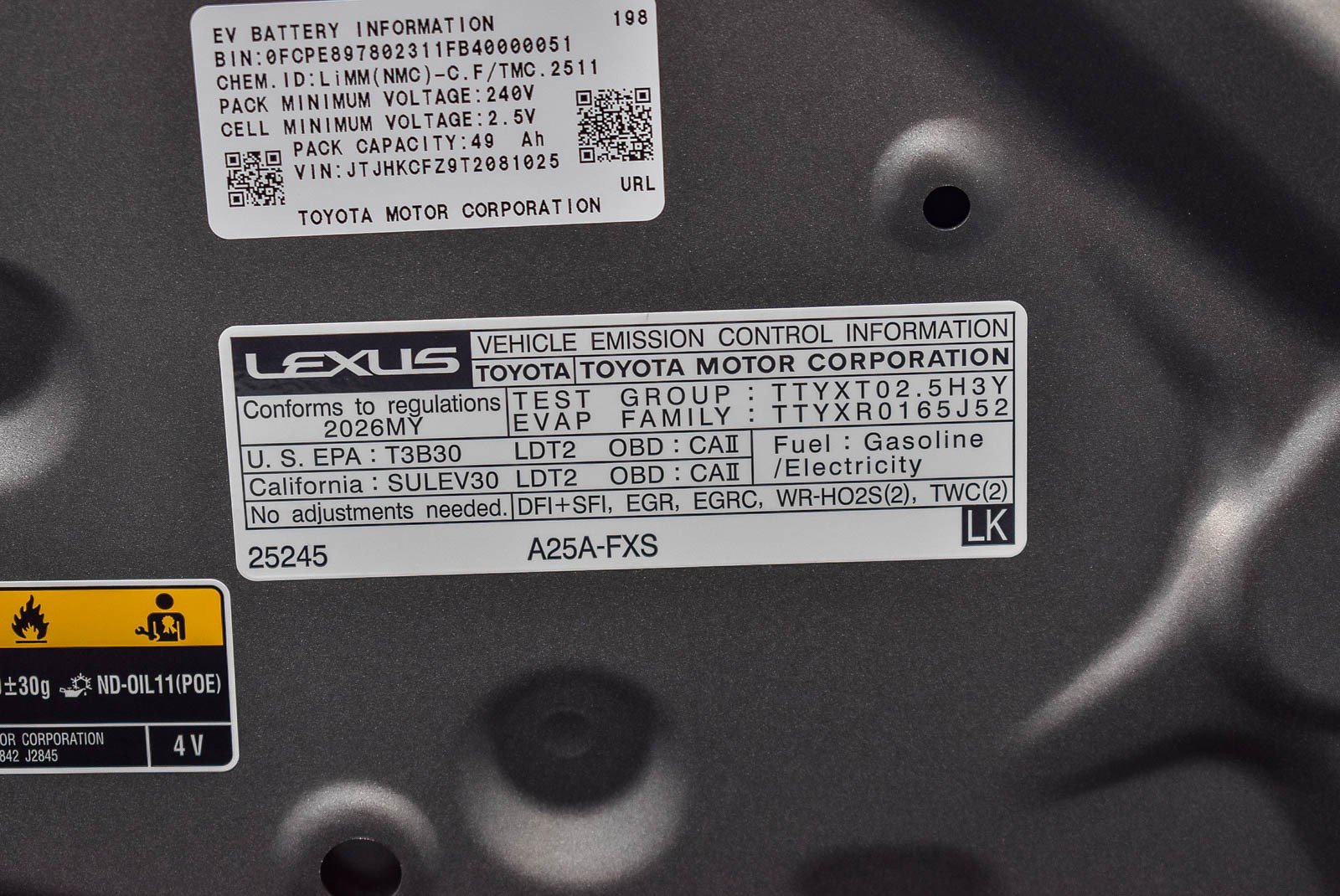 New 2026 Lexus NX 450h+ NX 450h+ Luxury image 25