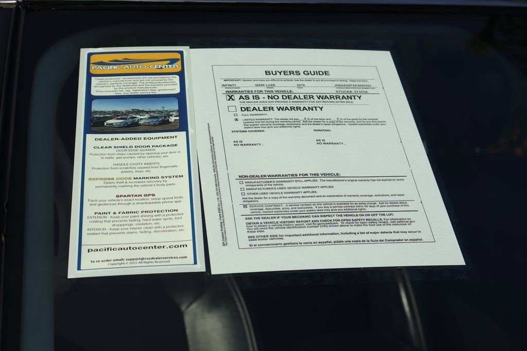 Used 2019 INFINITI QX80 Luxe image 58