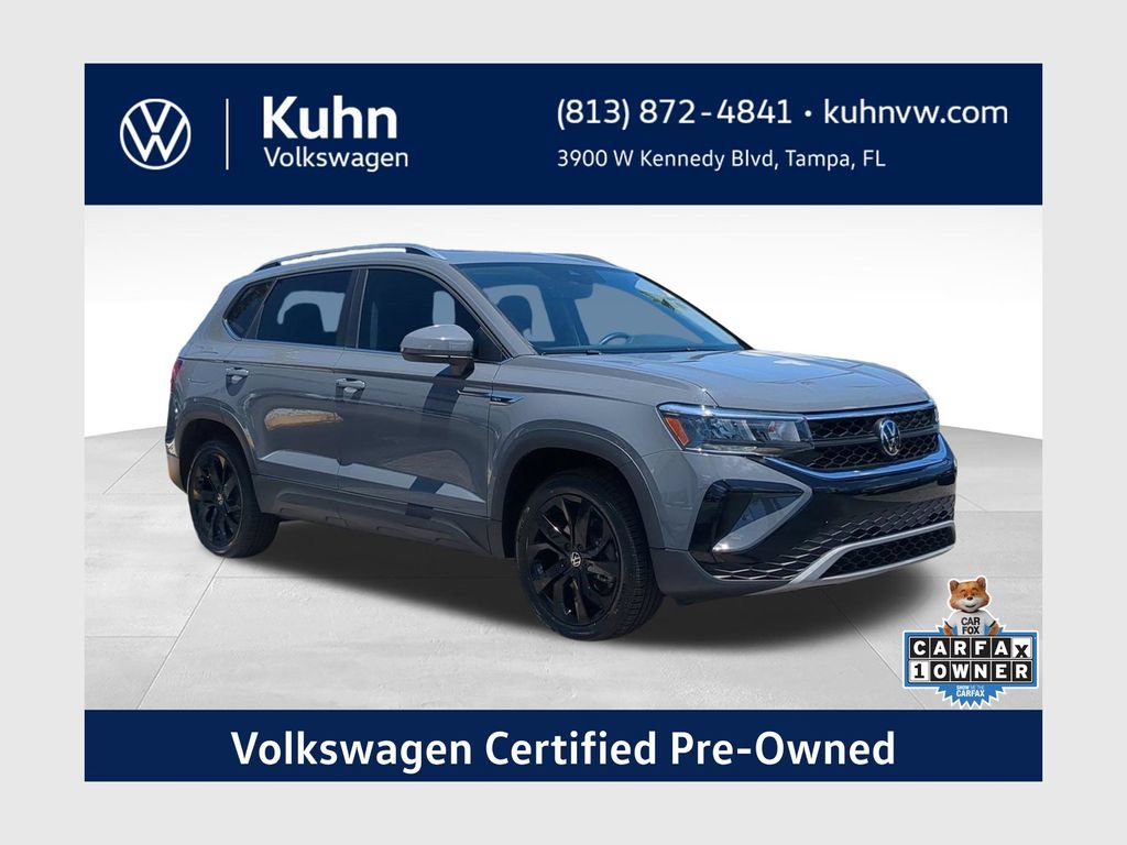 Certified 2023 Volkswagen Taos SE w/ Panoramic Sunroof Package FWD image 1
