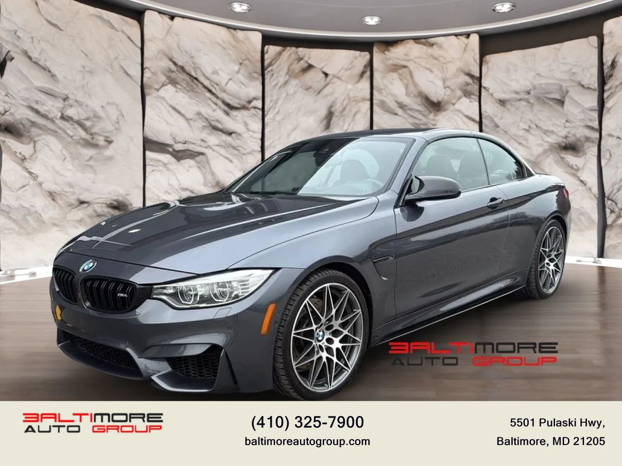 Used 2017 BMW M4 Convertible w/ Competition Package RWD image 2