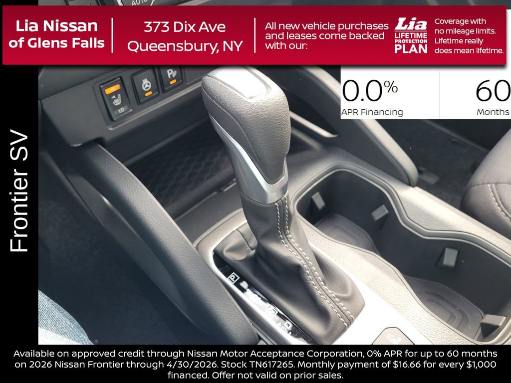New 2026 Nissan Frontier SV w/ SV Convenience Package image 25