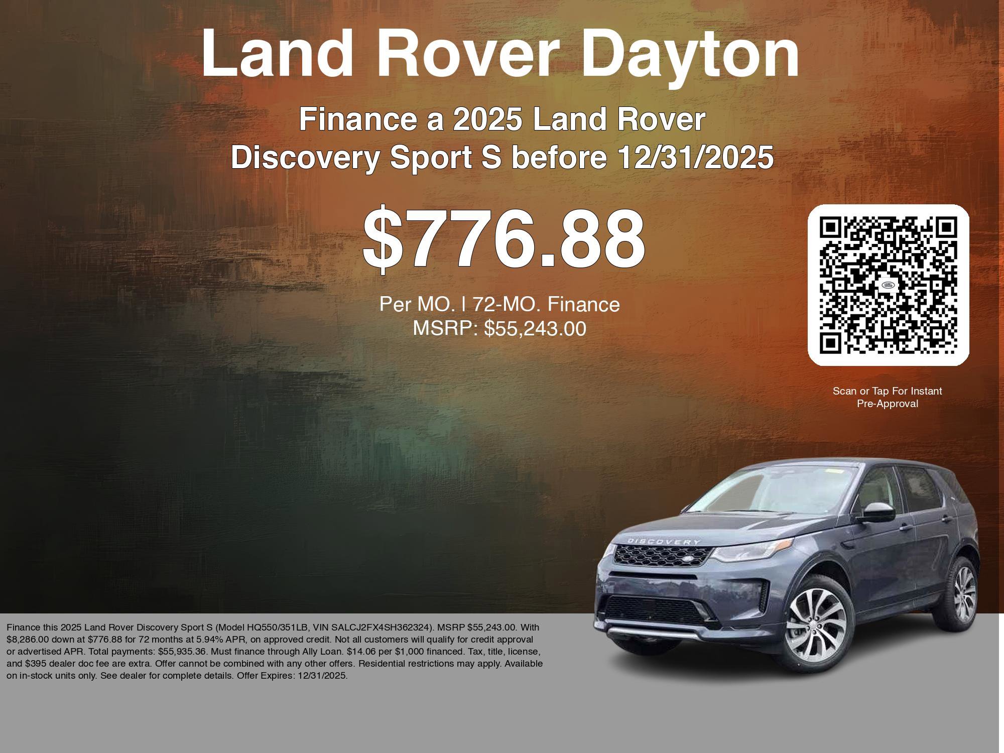 New 2025 Land Rover Discovery Sport S image 7