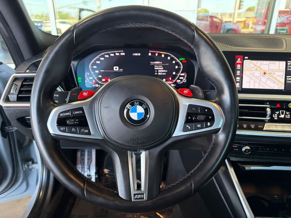 Used 2021 BMW M3 Competition w/ Parking Assistance Package RWD image 23