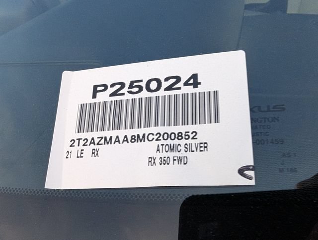 Used 2021 Lexus RX 350 FWD image 38