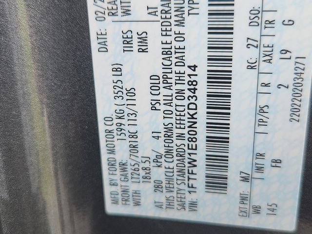 Certified 2022 Ford F150 XLT w/ Equipment Group 302A High AWD/4WD image 21