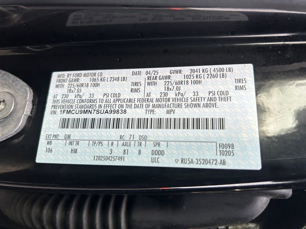 Used 2025 Ford Escape ST-Line AWD/4WD image 34