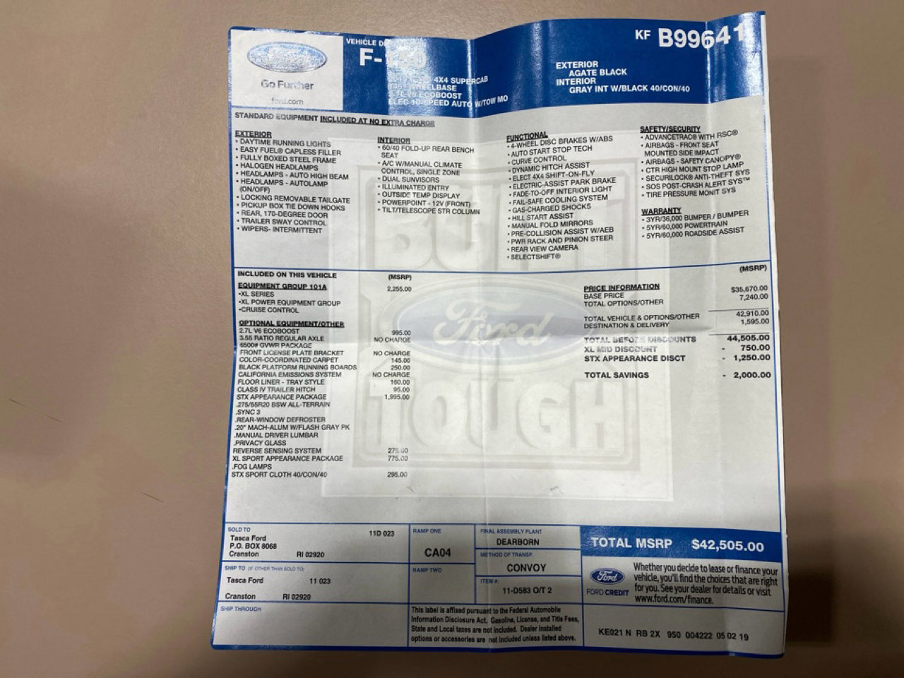 Used 2019 Ford F150 XL w/ Equipment Group 101A Mid image 35