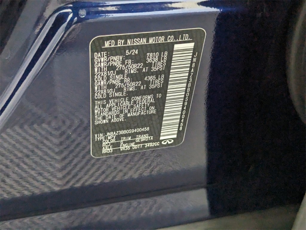 Used 2025 INFINITI QX80 Luxe image 20