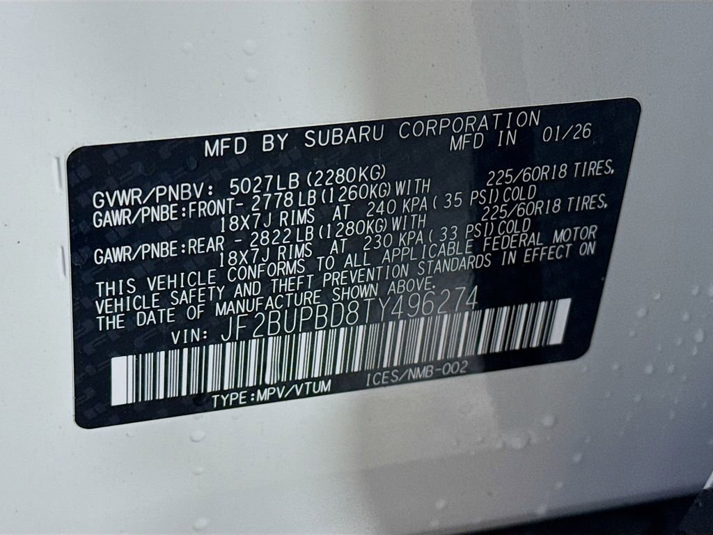 New 2026 Subaru Outback Premium image 42